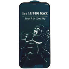 Защитное стекло для iPhone 12 Pro Max черное Gorilla