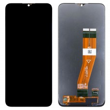 Дисплей для Samsung Galaxy A02s A025F в сборе с тачскрином Черный (163 мм)