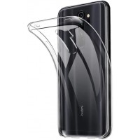 Тонкий силиконовый чехол для телефона Xiaomi Redmi Note 8 Pro / Прозрачный чехол накладка на Сяоми Редми Нот 8 Про / Ультратонкий бампер премиум с защитой от прилипания